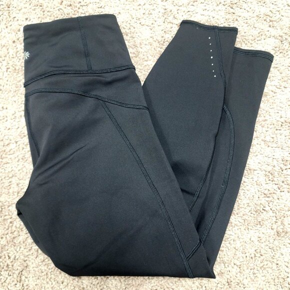 Athleta Rainier 7/8 Tights Black Leggings Small - Picture 9 of 11